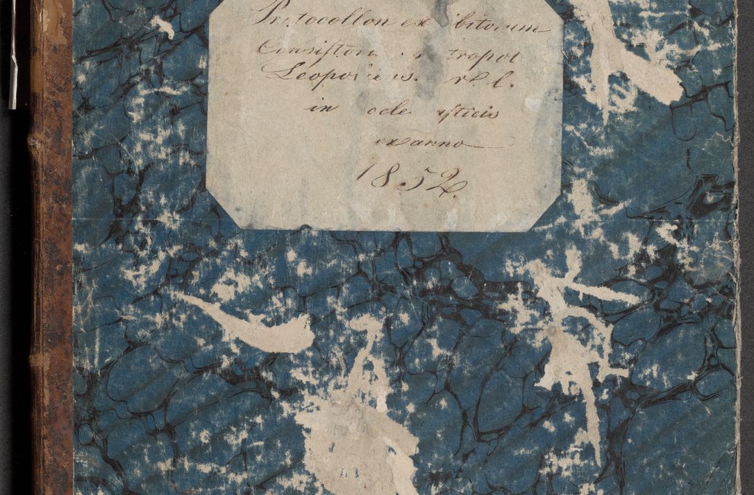 Zdjęcie nr 1 dla obiektu archiwalnego: Protocollon exhibitorum in Ecclesiasticis ex anno 1852