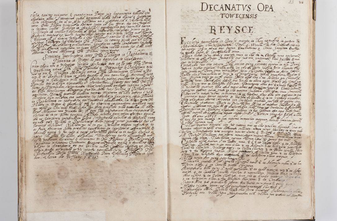 Zdjęcie nr 17 dla obiektu archiwalnego: Acta visitationis exterioris decanatus Witoviensis, Opatovecensis, Skavinensis, Zatoriensis, Kiiensis, Oswencimensis, Wolbromensis, Skalensis, Pacanoviensis et Sokoliensis authoritate R. D. Petri Tylicki, episcopi Cracoviensis per R. D. Rochum Zardecki, praepositum et officialem Tarnoviensem et Sebastianum Nucerium, s. Theologiae doctorem, canonicum Scarbimiriensem a. D. 1610 facta. Pag. 255 - 264 visitatio ecclesiae parochialis in Szydłowiec ex anno 1614