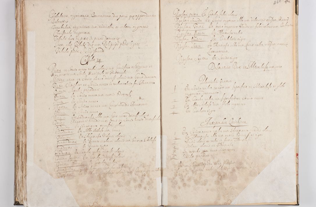 Zdjęcie nr 139 dla obiektu archiwalnego: Acta visitationis exterioris decanatus Witoviensis, Opatovecensis, Skavinensis, Zatoriensis, Kiiensis, Oswencimensis, Wolbromensis, Skalensis, Pacanoviensis et Sokoliensis authoritate R. D. Petri Tylicki, episcopi Cracoviensis per R. D. Rochum Zardecki, praepositum et officialem Tarnoviensem et Sebastianum Nucerium, s. Theologiae doctorem, canonicum Scarbimiriensem a. D. 1610 facta. Pag. 255 - 264 visitatio ecclesiae parochialis in Szydłowiec ex anno 1614