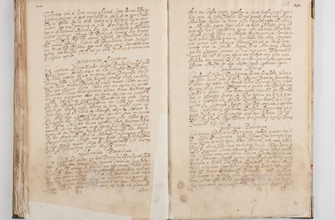 Zdjęcie nr 128 dla obiektu archiwalnego: Acta visitationis exterioris decanatus Witoviensis, Opatovecensis, Skavinensis, Zatoriensis, Kiiensis, Oswencimensis, Wolbromensis, Skalensis, Pacanoviensis et Sokoliensis authoritate R. D. Petri Tylicki, episcopi Cracoviensis per R. D. Rochum Zardecki, praepositum et officialem Tarnoviensem et Sebastianum Nucerium, s. Theologiae doctorem, canonicum Scarbimiriensem a. D. 1610 facta. Pag. 255 - 264 visitatio ecclesiae parochialis in Szydłowiec ex anno 1614