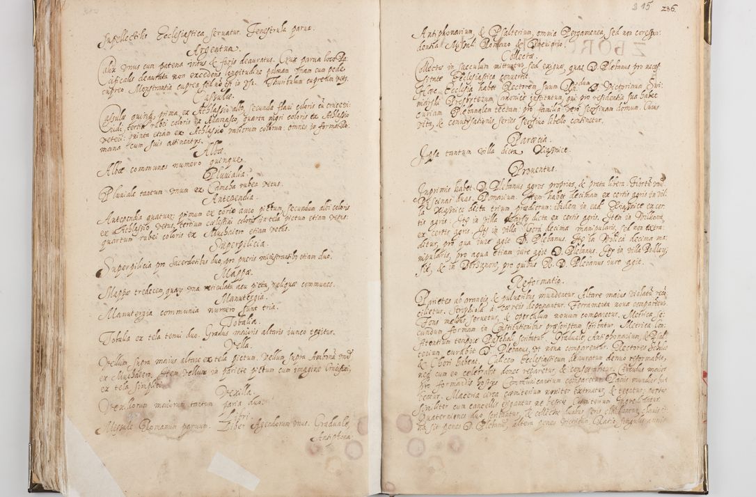 Zdjęcie nr 116 dla obiektu archiwalnego: Acta visitationis exterioris decanatus Witoviensis, Opatovecensis, Skavinensis, Zatoriensis, Kiiensis, Oswencimensis, Wolbromensis, Skalensis, Pacanoviensis et Sokoliensis authoritate R. D. Petri Tylicki, episcopi Cracoviensis per R. D. Rochum Zardecki, praepositum et officialem Tarnoviensem et Sebastianum Nucerium, s. Theologiae doctorem, canonicum Scarbimiriensem a. D. 1610 facta. Pag. 255 - 264 visitatio ecclesiae parochialis in Szydłowiec ex anno 1614