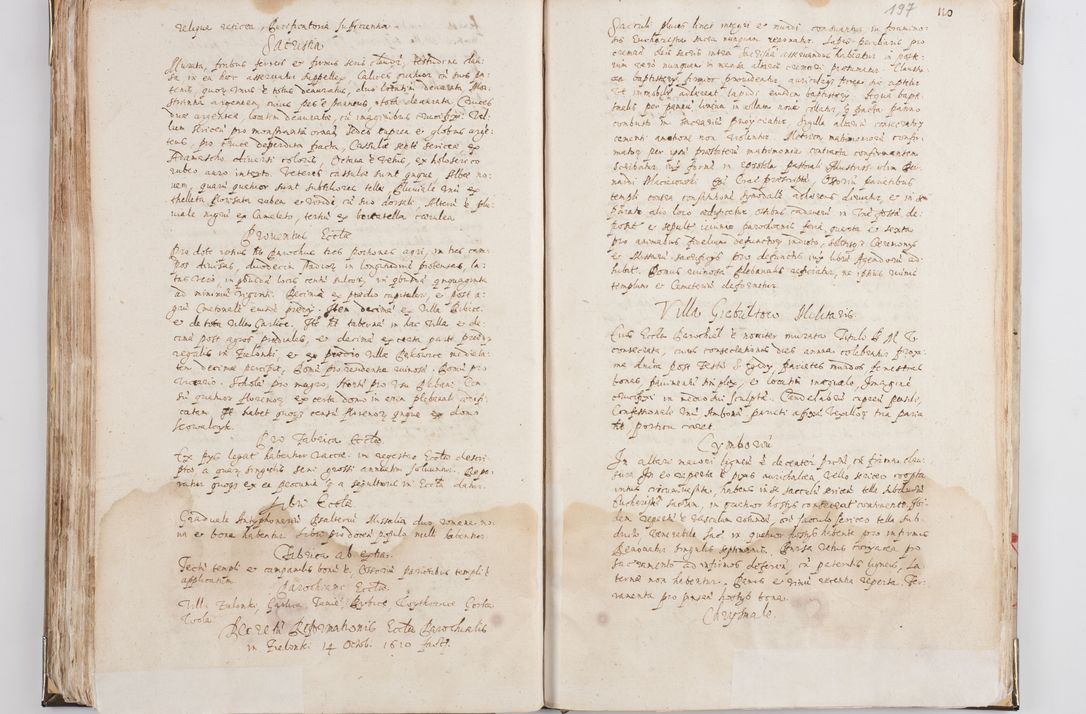 Zdjęcie nr 107 dla obiektu archiwalnego: Acta visitationis exterioris decanatus Witoviensis, Opatovecensis, Skavinensis, Zatoriensis, Kiiensis, Oswencimensis, Wolbromensis, Skalensis, Pacanoviensis et Sokoliensis authoritate R. D. Petri Tylicki, episcopi Cracoviensis per R. D. Rochum Zardecki, praepositum et officialem Tarnoviensem et Sebastianum Nucerium, s. Theologiae doctorem, canonicum Scarbimiriensem a. D. 1610 facta. Pag. 255 - 264 visitatio ecclesiae parochialis in Szydłowiec ex anno 1614