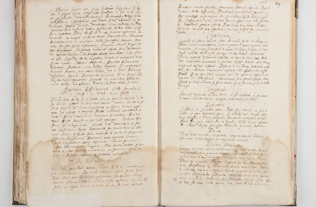 Zdjęcie nr 106 dla obiektu archiwalnego: Acta visitationis exterioris decanatus Witoviensis, Opatovecensis, Skavinensis, Zatoriensis, Kiiensis, Oswencimensis, Wolbromensis, Skalensis, Pacanoviensis et Sokoliensis authoritate R. D. Petri Tylicki, episcopi Cracoviensis per R. D. Rochum Zardecki, praepositum et officialem Tarnoviensem et Sebastianum Nucerium, s. Theologiae doctorem, canonicum Scarbimiriensem a. D. 1610 facta. Pag. 255 - 264 visitatio ecclesiae parochialis in Szydłowiec ex anno 1614