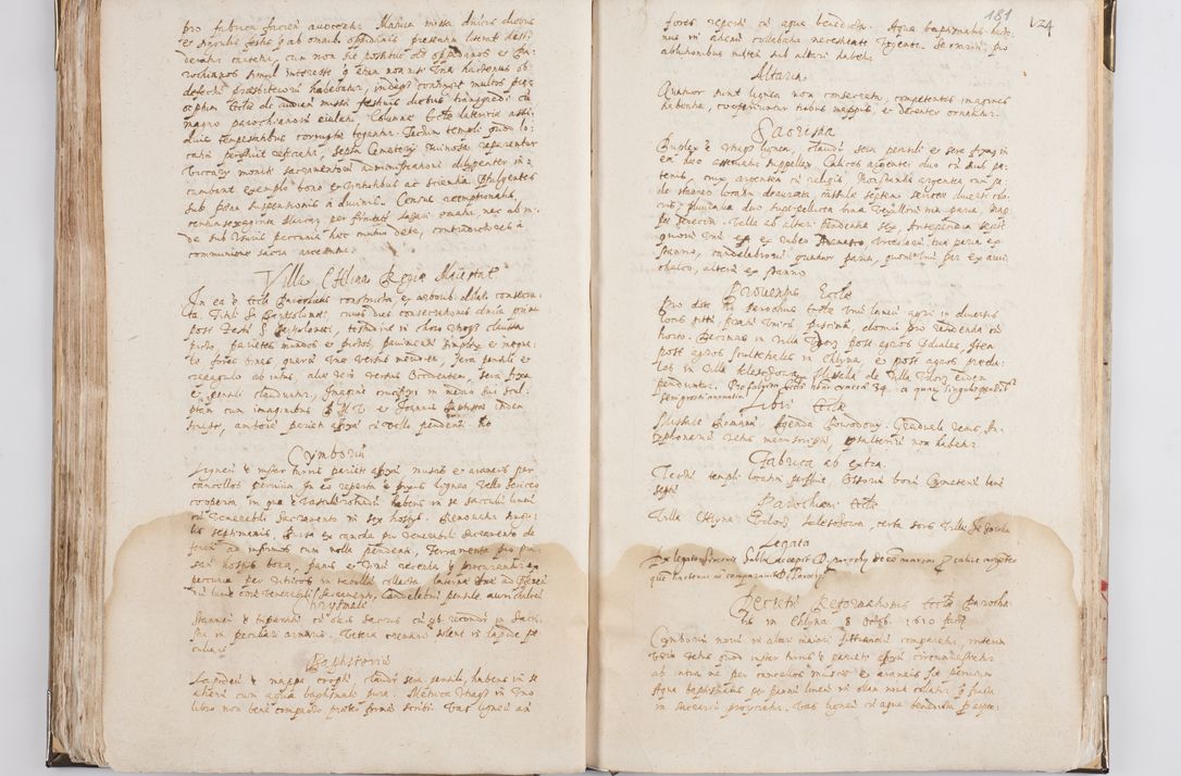 Zdjęcie nr 99 dla obiektu archiwalnego: Acta visitationis exterioris decanatus Witoviensis, Opatovecensis, Skavinensis, Zatoriensis, Kiiensis, Oswencimensis, Wolbromensis, Skalensis, Pacanoviensis et Sokoliensis authoritate R. D. Petri Tylicki, episcopi Cracoviensis per R. D. Rochum Zardecki, praepositum et officialem Tarnoviensem et Sebastianum Nucerium, s. Theologiae doctorem, canonicum Scarbimiriensem a. D. 1610 facta. Pag. 255 - 264 visitatio ecclesiae parochialis in Szydłowiec ex anno 1614