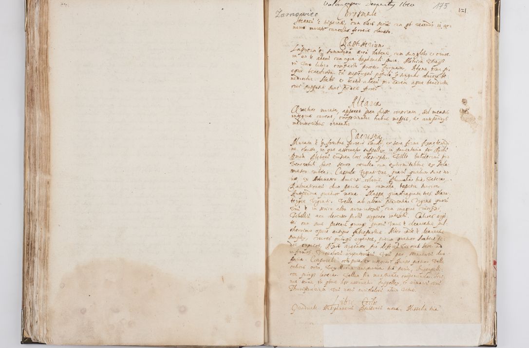 Zdjęcie nr 96 dla obiektu archiwalnego: Acta visitationis exterioris decanatus Witoviensis, Opatovecensis, Skavinensis, Zatoriensis, Kiiensis, Oswencimensis, Wolbromensis, Skalensis, Pacanoviensis et Sokoliensis authoritate R. D. Petri Tylicki, episcopi Cracoviensis per R. D. Rochum Zardecki, praepositum et officialem Tarnoviensem et Sebastianum Nucerium, s. Theologiae doctorem, canonicum Scarbimiriensem a. D. 1610 facta. Pag. 255 - 264 visitatio ecclesiae parochialis in Szydłowiec ex anno 1614