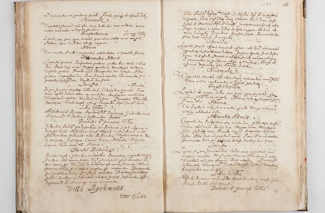 Zdjęcie nr 84 dla obiektu archiwalnego: Acta visitationis exterioris decanatus Witoviensis, Opatovecensis, Skavinensis, Zatoriensis, Kiiensis, Oswencimensis, Wolbromensis, Skalensis, Pacanoviensis et Sokoliensis authoritate R. D. Petri Tylicki, episcopi Cracoviensis per R. D. Rochum Zardecki, praepositum et officialem Tarnoviensem et Sebastianum Nucerium, s. Theologiae doctorem, canonicum Scarbimiriensem a. D. 1610 facta. Pag. 255 - 264 visitatio ecclesiae parochialis in Szydłowiec ex anno 1614