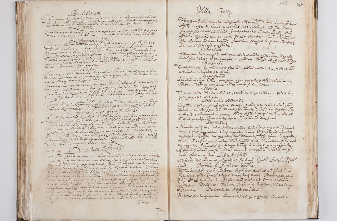 Zdjęcie nr 62 dla obiektu archiwalnego: Acta visitationis exterioris decanatus Witoviensis, Opatovecensis, Skavinensis, Zatoriensis, Kiiensis, Oswencimensis, Wolbromensis, Skalensis, Pacanoviensis et Sokoliensis authoritate R. D. Petri Tylicki, episcopi Cracoviensis per R. D. Rochum Zardecki, praepositum et officialem Tarnoviensem et Sebastianum Nucerium, s. Theologiae doctorem, canonicum Scarbimiriensem a. D. 1610 facta. Pag. 255 - 264 visitatio ecclesiae parochialis in Szydłowiec ex anno 1614