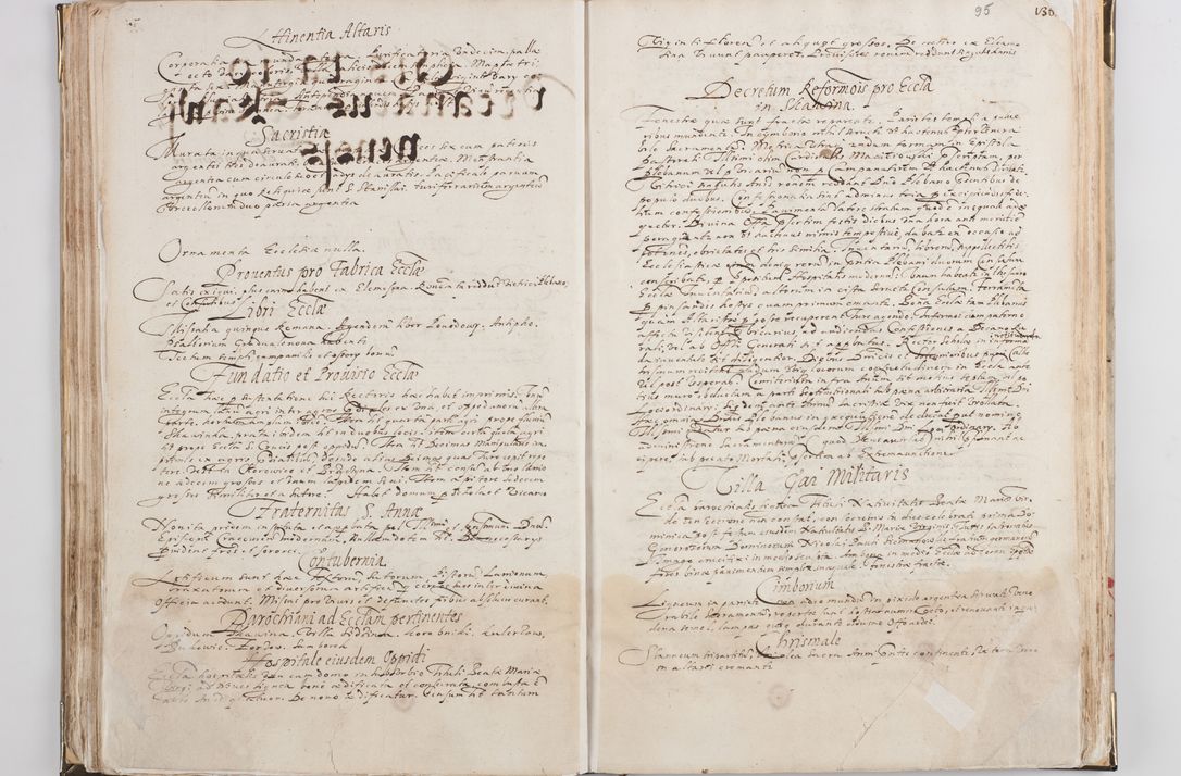 Zdjęcie nr 53 dla obiektu archiwalnego: Acta visitationis exterioris decanatus Witoviensis, Opatovecensis, Skavinensis, Zatoriensis, Kiiensis, Oswencimensis, Wolbromensis, Skalensis, Pacanoviensis et Sokoliensis authoritate R. D. Petri Tylicki, episcopi Cracoviensis per R. D. Rochum Zardecki, praepositum et officialem Tarnoviensem et Sebastianum Nucerium, s. Theologiae doctorem, canonicum Scarbimiriensem a. D. 1610 facta. Pag. 255 - 264 visitatio ecclesiae parochialis in Szydłowiec ex anno 1614