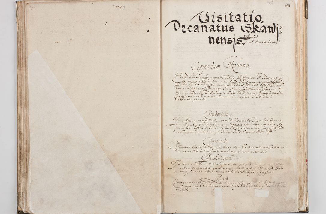 Zdjęcie nr 52 dla obiektu archiwalnego: Acta visitationis exterioris decanatus Witoviensis, Opatovecensis, Skavinensis, Zatoriensis, Kiiensis, Oswencimensis, Wolbromensis, Skalensis, Pacanoviensis et Sokoliensis authoritate R. D. Petri Tylicki, episcopi Cracoviensis per R. D. Rochum Zardecki, praepositum et officialem Tarnoviensem et Sebastianum Nucerium, s. Theologiae doctorem, canonicum Scarbimiriensem a. D. 1610 facta. Pag. 255 - 264 visitatio ecclesiae parochialis in Szydłowiec ex anno 1614
