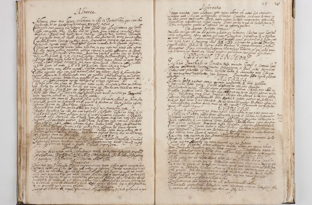 Zdjęcie nr 46 dla obiektu archiwalnego: Acta visitationis exterioris decanatus Witoviensis, Opatovecensis, Skavinensis, Zatoriensis, Kiiensis, Oswencimensis, Wolbromensis, Skalensis, Pacanoviensis et Sokoliensis authoritate R. D. Petri Tylicki, episcopi Cracoviensis per R. D. Rochum Zardecki, praepositum et officialem Tarnoviensem et Sebastianum Nucerium, s. Theologiae doctorem, canonicum Scarbimiriensem a. D. 1610 facta. Pag. 255 - 264 visitatio ecclesiae parochialis in Szydłowiec ex anno 1614