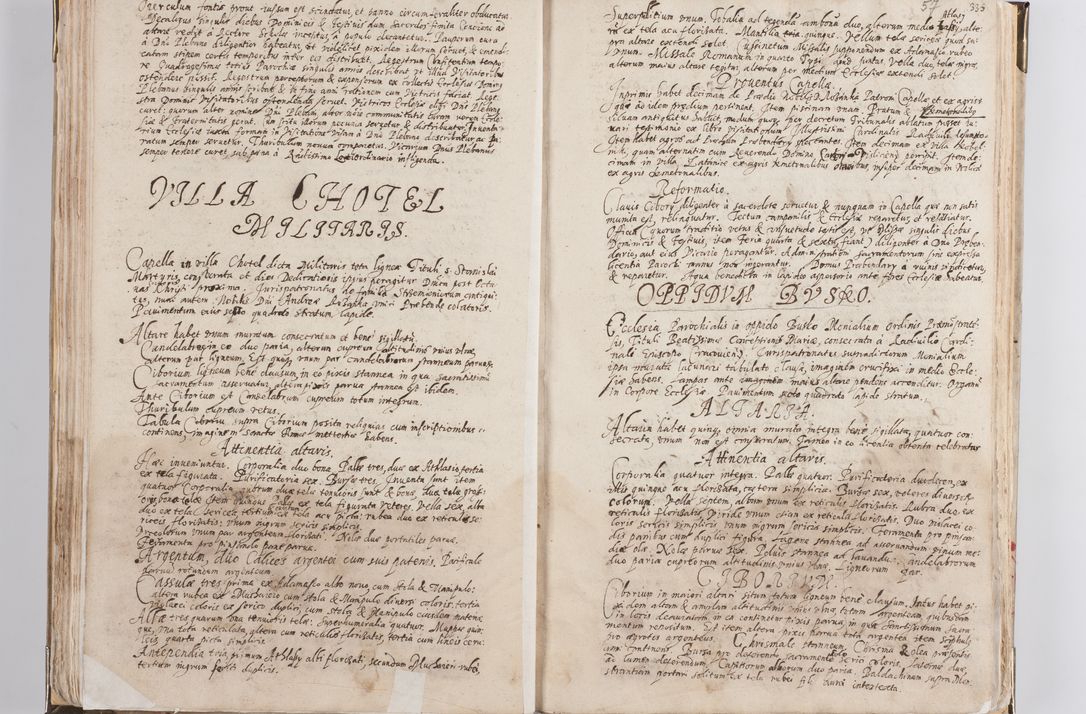 Zdjęcie nr 35 dla obiektu archiwalnego: Acta visitationis exterioris decanatus Witoviensis, Opatovecensis, Skavinensis, Zatoriensis, Kiiensis, Oswencimensis, Wolbromensis, Skalensis, Pacanoviensis et Sokoliensis authoritate R. D. Petri Tylicki, episcopi Cracoviensis per R. D. Rochum Zardecki, praepositum et officialem Tarnoviensem et Sebastianum Nucerium, s. Theologiae doctorem, canonicum Scarbimiriensem a. D. 1610 facta. Pag. 255 - 264 visitatio ecclesiae parochialis in Szydłowiec ex anno 1614