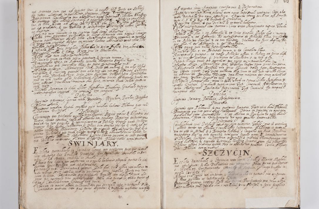 Zdjęcie nr 22 dla obiektu archiwalnego: Acta visitationis exterioris decanatus Witoviensis, Opatovecensis, Skavinensis, Zatoriensis, Kiiensis, Oswencimensis, Wolbromensis, Skalensis, Pacanoviensis et Sokoliensis authoritate R. D. Petri Tylicki, episcopi Cracoviensis per R. D. Rochum Zardecki, praepositum et officialem Tarnoviensem et Sebastianum Nucerium, s. Theologiae doctorem, canonicum Scarbimiriensem a. D. 1610 facta. Pag. 255 - 264 visitatio ecclesiae parochialis in Szydłowiec ex anno 1614