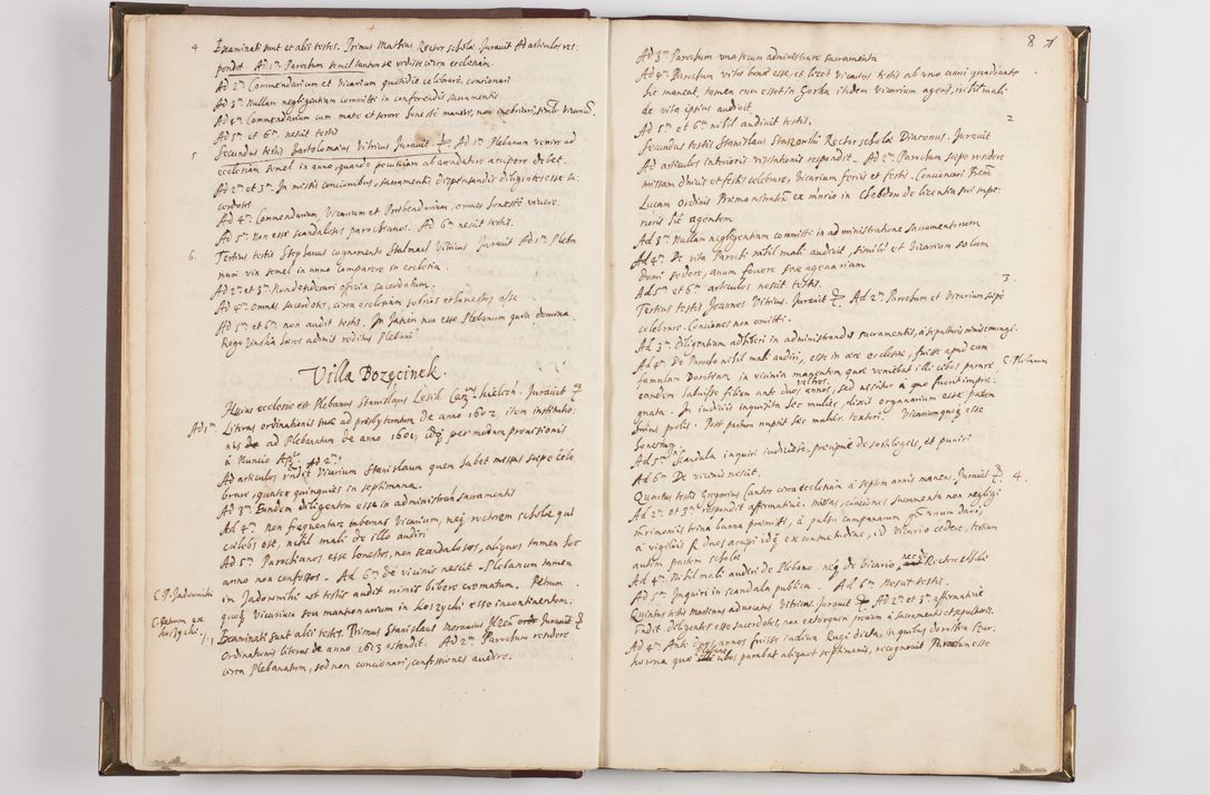 Zdjęcie nr 14 dla obiektu archiwalnego: Visitatio interior decanatuum: Voynicensis, Scalensis - Opatovecensis - Pacanoviensis - Kijensis - Andreoviensis - Sokolinensis, ad archidiaconatum Cracoviensem pertinentium, per R. D. Joannem Foxium, archidiaconatum Cracoviensem, prothonotarium apostolicum a. D. 1618 incepta et eodem finita et absoluta