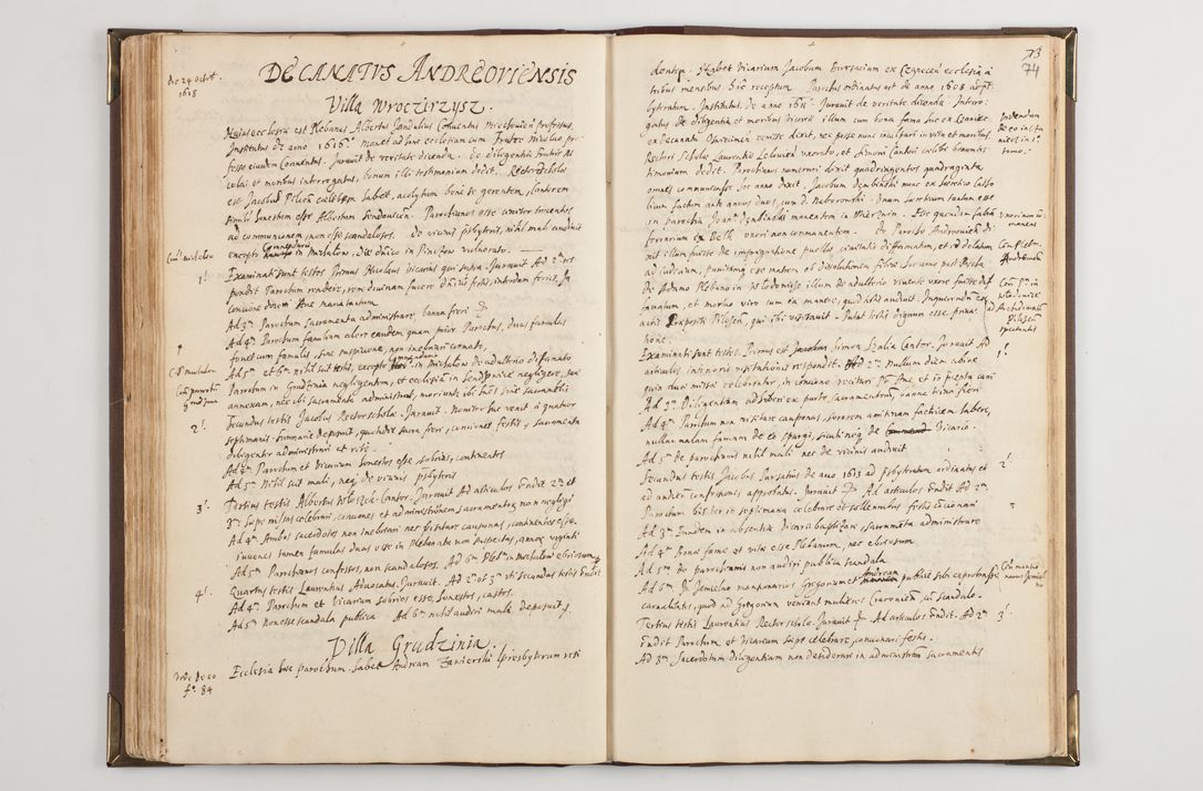 Zdjęcie nr 83 dla obiektu archiwalnego: Visitatio interior decanatuum: Voynicensis, Scalensis - Opatovecensis - Pacanoviensis - Kijensis - Andreoviensis - Sokolinensis, ad archidiaconatum Cracoviensem pertinentium, per R. D. Joannem Foxium, archidiaconatum Cracoviensem, prothonotarium apostolicum a. D. 1618 incepta et eodem finita et absoluta