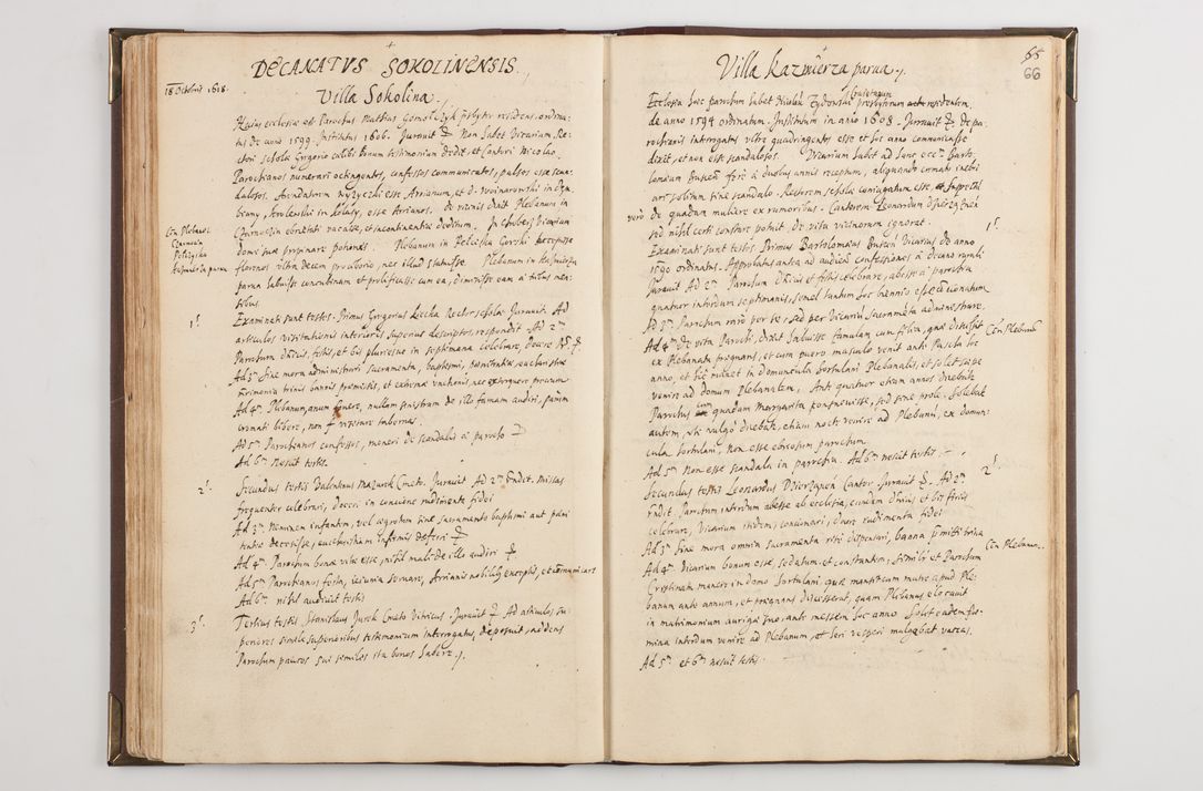 Zdjęcie nr 74 dla obiektu archiwalnego: Visitatio interior decanatuum: Voynicensis, Scalensis - Opatovecensis - Pacanoviensis - Kijensis - Andreoviensis - Sokolinensis, ad archidiaconatum Cracoviensem pertinentium, per R. D. Joannem Foxium, archidiaconatum Cracoviensem, prothonotarium apostolicum a. D. 1618 incepta et eodem finita et absoluta