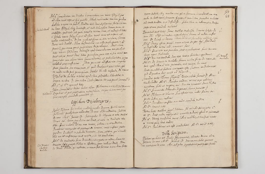 Zdjęcie nr 76 dla obiektu archiwalnego: Visitatio interior decanatuum: Voynicensis, Scalensis - Opatovecensis - Pacanoviensis - Kijensis - Andreoviensis - Sokolinensis, ad archidiaconatum Cracoviensem pertinentium, per R. D. Joannem Foxium, archidiaconatum Cracoviensem, prothonotarium apostolicum a. D. 1618 incepta et eodem finita et absoluta