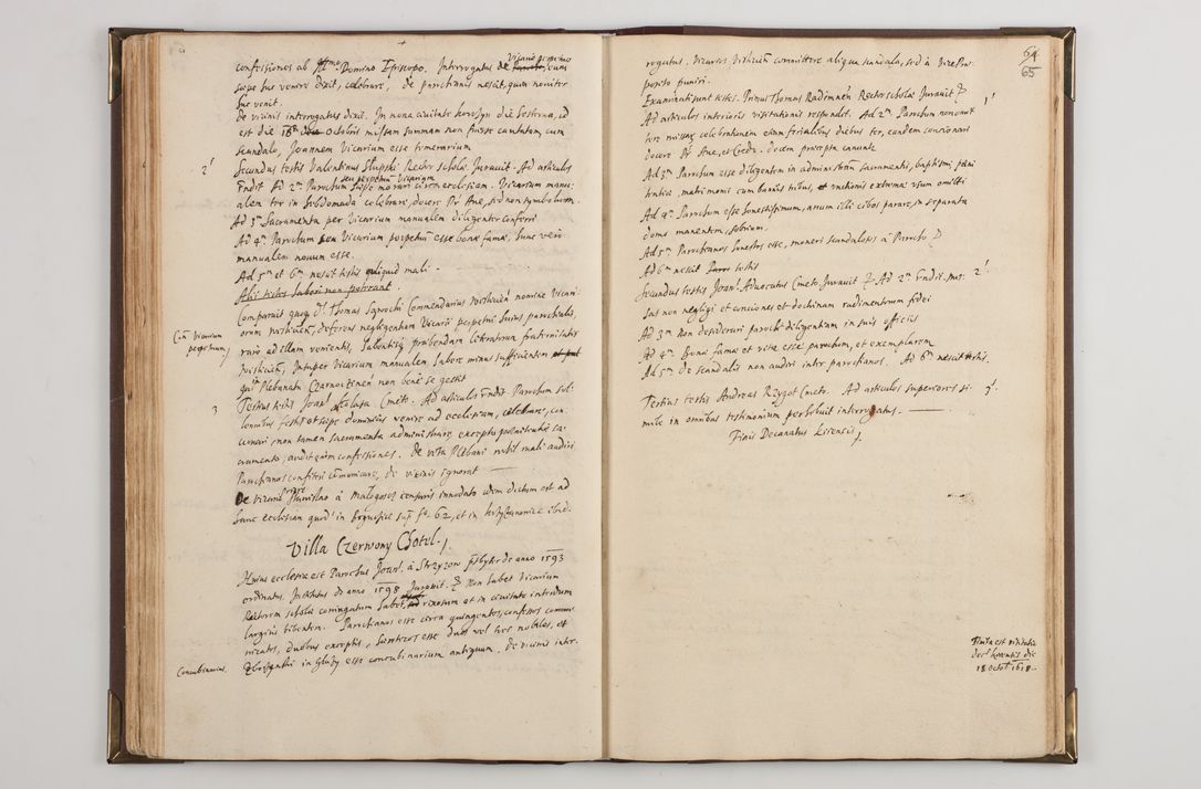 Zdjęcie nr 73 dla obiektu archiwalnego: Visitatio interior decanatuum: Voynicensis, Scalensis - Opatovecensis - Pacanoviensis - Kijensis - Andreoviensis - Sokolinensis, ad archidiaconatum Cracoviensem pertinentium, per R. D. Joannem Foxium, archidiaconatum Cracoviensem, prothonotarium apostolicum a. D. 1618 incepta et eodem finita et absoluta