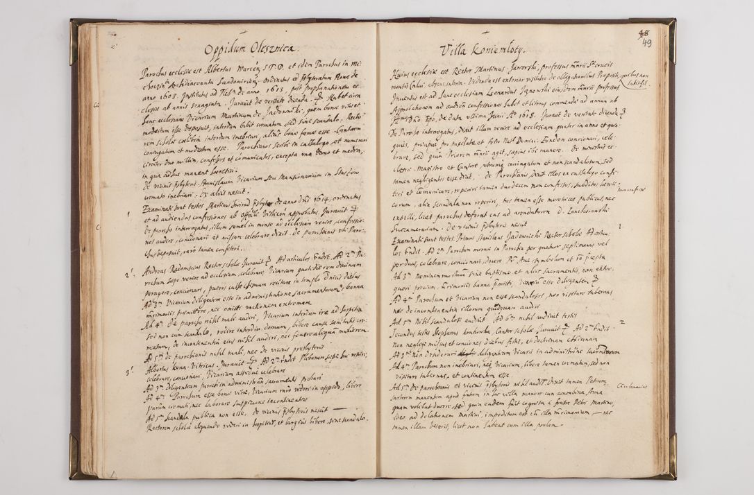 Zdjęcie nr 56 dla obiektu archiwalnego: Visitatio interior decanatuum: Voynicensis, Scalensis - Opatovecensis - Pacanoviensis - Kijensis - Andreoviensis - Sokolinensis, ad archidiaconatum Cracoviensem pertinentium, per R. D. Joannem Foxium, archidiaconatum Cracoviensem, prothonotarium apostolicum a. D. 1618 incepta et eodem finita et absoluta