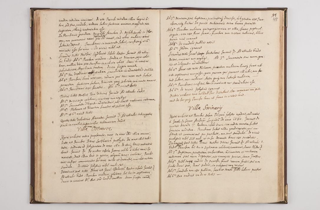 Zdjęcie nr 52 dla obiektu archiwalnego: Visitatio interior decanatuum: Voynicensis, Scalensis - Opatovecensis - Pacanoviensis - Kijensis - Andreoviensis - Sokolinensis, ad archidiaconatum Cracoviensem pertinentium, per R. D. Joannem Foxium, archidiaconatum Cracoviensem, prothonotarium apostolicum a. D. 1618 incepta et eodem finita et absoluta