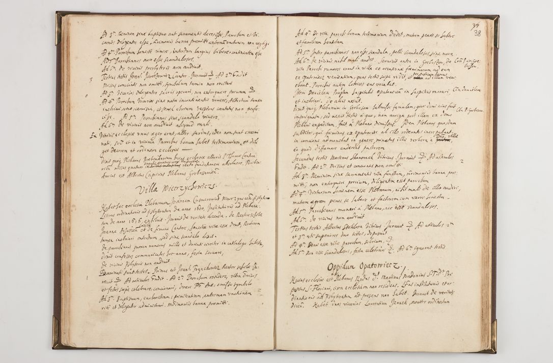 Zdjęcie nr 45 dla obiektu archiwalnego: Visitatio interior decanatuum: Voynicensis, Scalensis - Opatovecensis - Pacanoviensis - Kijensis - Andreoviensis - Sokolinensis, ad archidiaconatum Cracoviensem pertinentium, per R. D. Joannem Foxium, archidiaconatum Cracoviensem, prothonotarium apostolicum a. D. 1618 incepta et eodem finita et absoluta