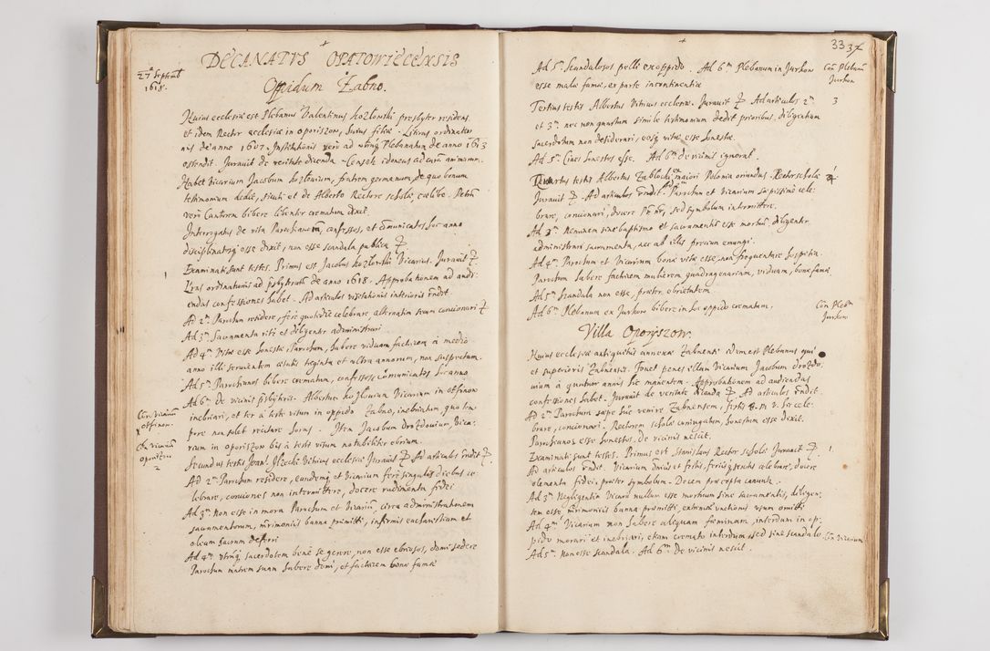 Zdjęcie nr 39 dla obiektu archiwalnego: Visitatio interior decanatuum: Voynicensis, Scalensis - Opatovecensis - Pacanoviensis - Kijensis - Andreoviensis - Sokolinensis, ad archidiaconatum Cracoviensem pertinentium, per R. D. Joannem Foxium, archidiaconatum Cracoviensem, prothonotarium apostolicum a. D. 1618 incepta et eodem finita et absoluta