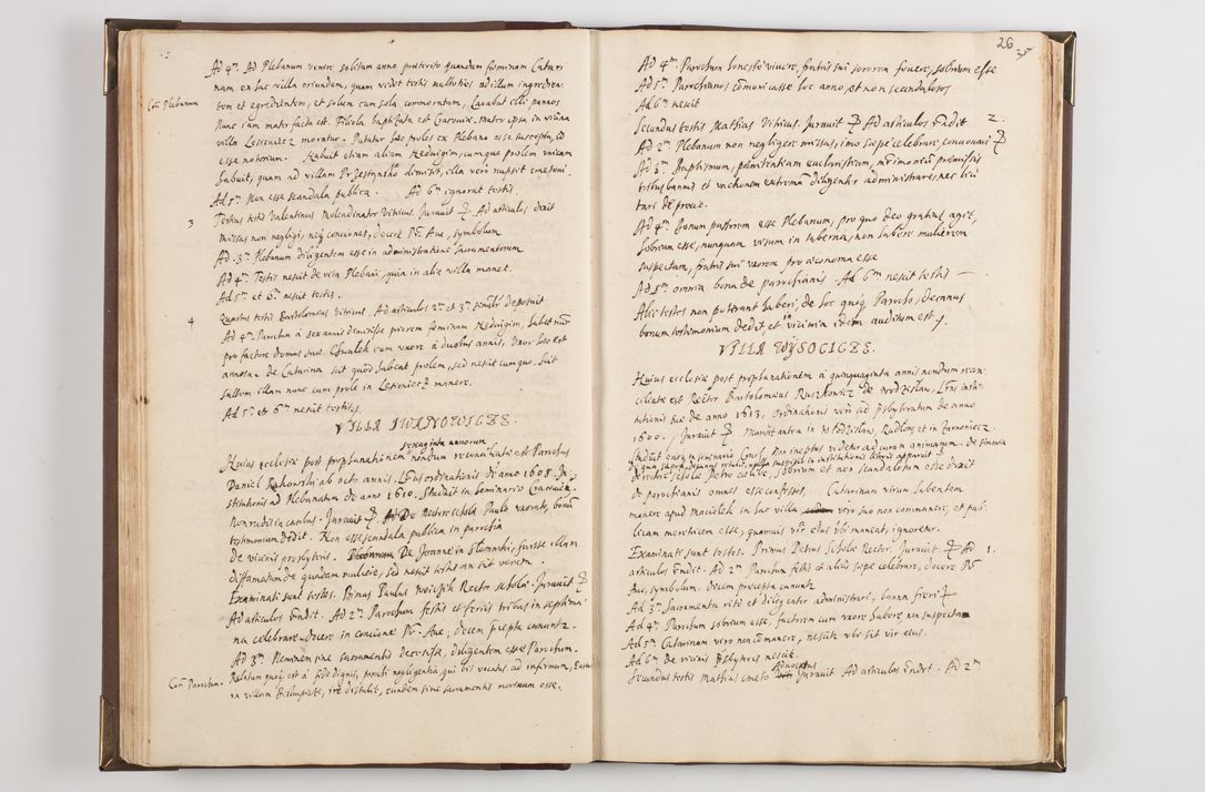 Zdjęcie nr 32 dla obiektu archiwalnego: Visitatio interior decanatuum: Voynicensis, Scalensis - Opatovecensis - Pacanoviensis - Kijensis - Andreoviensis - Sokolinensis, ad archidiaconatum Cracoviensem pertinentium, per R. D. Joannem Foxium, archidiaconatum Cracoviensem, prothonotarium apostolicum a. D. 1618 incepta et eodem finita et absoluta