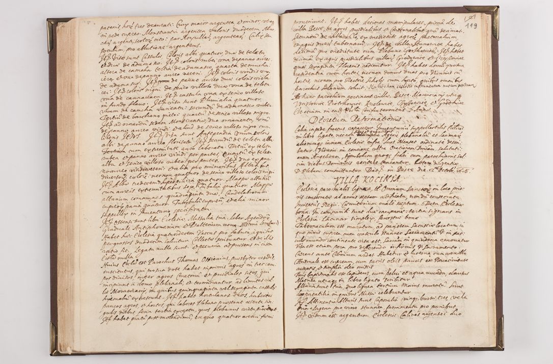 Zdjęcie nr 128 dla obiektu archiwalnego: Visitatio externa decanatus Dobcicensis, Lipnicensis, Voynicensis, Skalensis et Opatovicensis per R. D. Joannem Foxium, archidiaconum Cracoviensem a. D. 1618 peracta