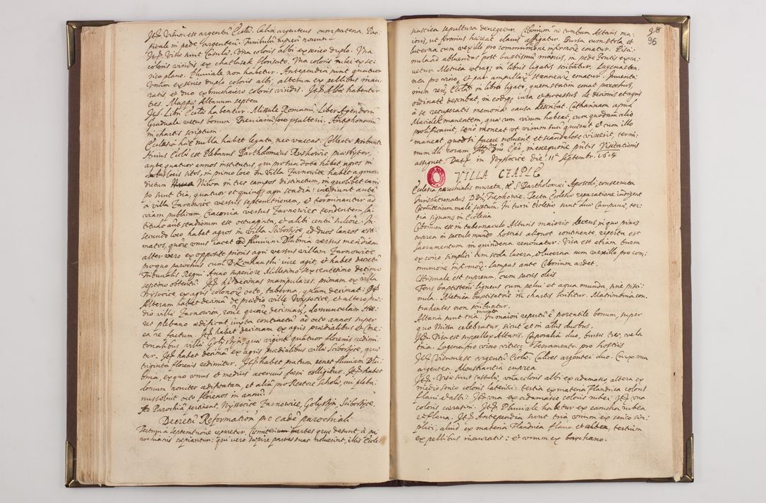 Zdjęcie nr 104 dla obiektu archiwalnego: Visitatio externa decanatus Dobcicensis, Lipnicensis, Voynicensis, Skalensis et Opatovicensis per R. D. Joannem Foxium, archidiaconum Cracoviensem a. D. 1618 peracta