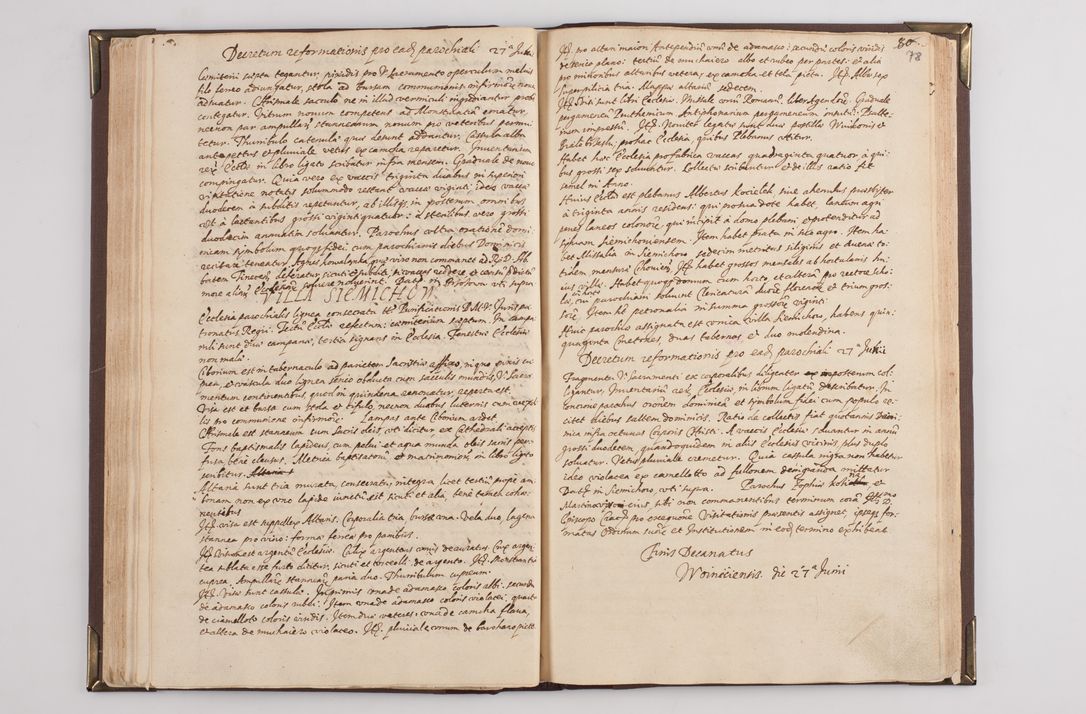 Zdjęcie nr 86 dla obiektu archiwalnego: Visitatio externa decanatus Dobcicensis, Lipnicensis, Voynicensis, Skalensis et Opatovicensis per R. D. Joannem Foxium, archidiaconum Cracoviensem a. D. 1618 peracta