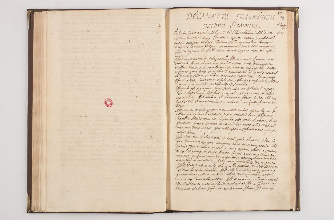 Zdjęcie nr 87 dla obiektu archiwalnego: Visitatio externa decanatus Dobcicensis, Lipnicensis, Voynicensis, Skalensis et Opatovicensis per R. D. Joannem Foxium, archidiaconum Cracoviensem a. D. 1618 peracta