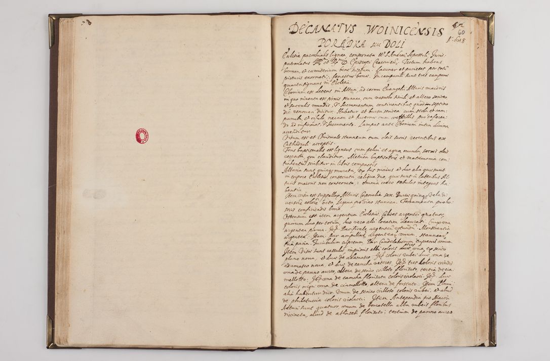 Zdjęcie nr 68 dla obiektu archiwalnego: Visitatio externa decanatus Dobcicensis, Lipnicensis, Voynicensis, Skalensis et Opatovicensis per R. D. Joannem Foxium, archidiaconum Cracoviensem a. D. 1618 peracta