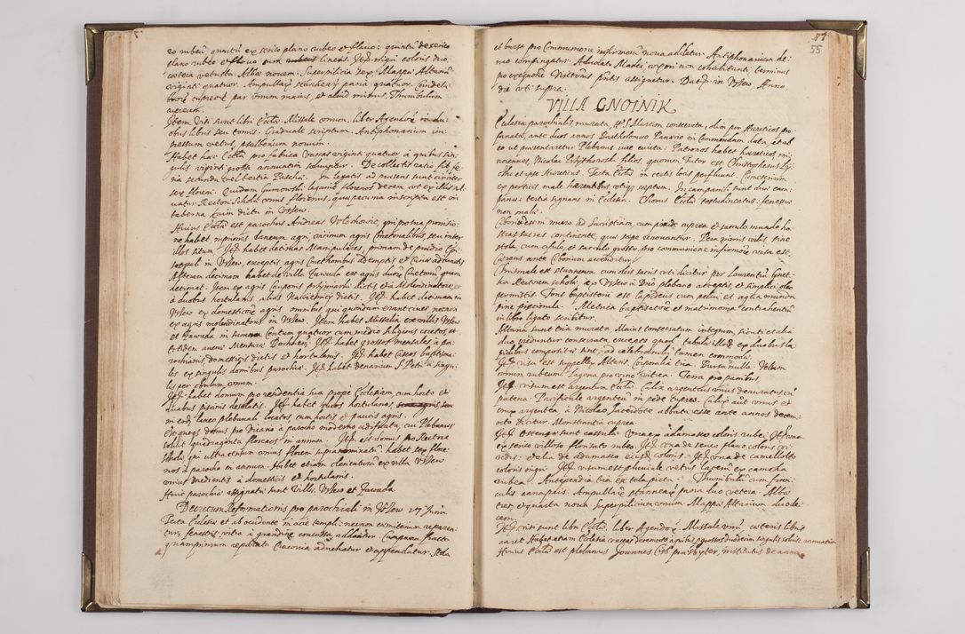 Zdjęcie nr 63 dla obiektu archiwalnego: Visitatio externa decanatus Dobcicensis, Lipnicensis, Voynicensis, Skalensis et Opatovicensis per R. D. Joannem Foxium, archidiaconum Cracoviensem a. D. 1618 peracta