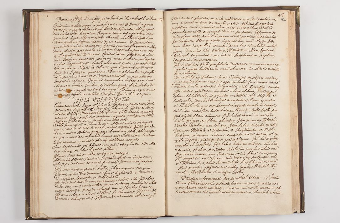 Zdjęcie nr 50 dla obiektu archiwalnego: Visitatio externa decanatus Dobcicensis, Lipnicensis, Voynicensis, Skalensis et Opatovicensis per R. D. Joannem Foxium, archidiaconum Cracoviensem a. D. 1618 peracta