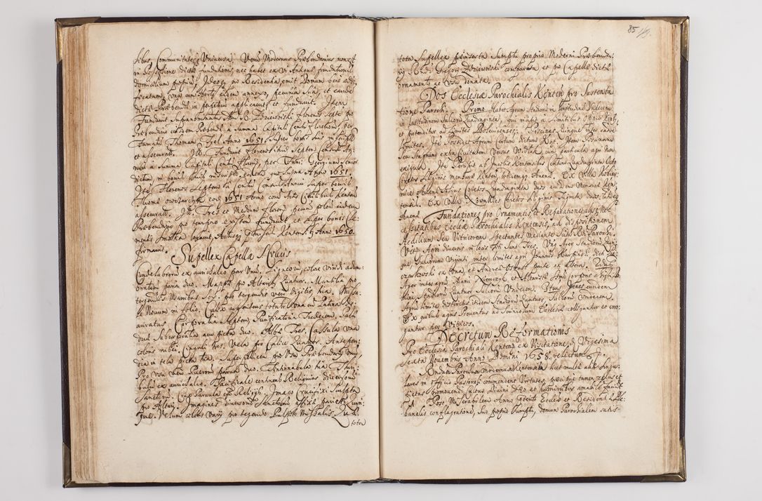 Zdjęcie nr 93 dla obiektu archiwalnego: Liber visitationum decanatus Dobczycensis a perillri ac reverendissimo Domino Nicolao Oborski Dei et Apostolice Sedis Gratia Episcopo Laodicensis Suffraganeo, Archidiacono, Vicario in Spiritualibus et Officiali Generali Cracoviensi 