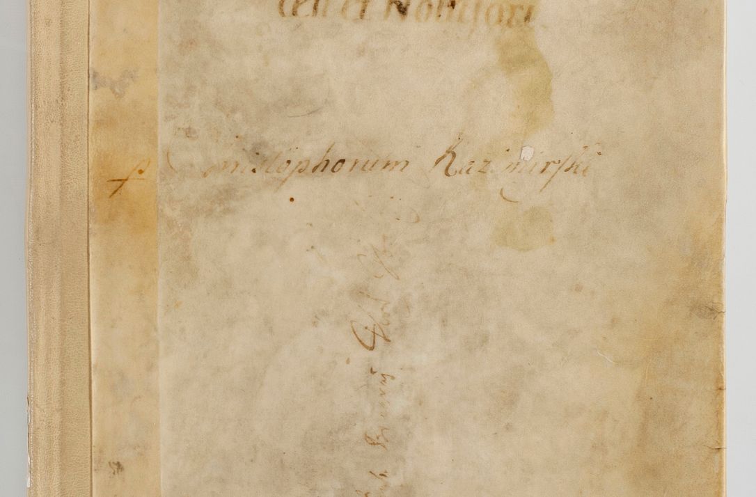 Zdjęcie nr 2 dla obiektu archiwalnego: Acta visitationis exterioris decanatuum Boboviensis, Sandecensis, Novi Fori ad Archidiaconatum Sandecensem pertinentium. Per venerabilem Christophorum Cazimirski praepositum Tarnoviensis ex comissione Illustrissimi Principis et Domini Domini Georgii Divina Miseratione S. R. Eccliae Tituli S. Sixti. Card. Praesbyteri Radziwił nuncupati Episcopatus Cracoviensis et Ducatus Severien administratoris perpertui in Olica et Nieswierz Ducis Anno Domini M.D.XC Sexto Pontificus SS Domini Domini Nostri Clementis Octavi Papae Anno in dictiae nona facta seu expedita