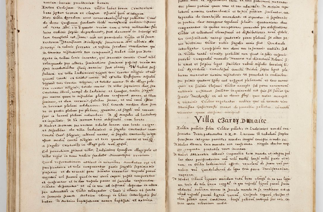 Zdjęcie nr 82 dla obiektu archiwalnego: Acta visitationis exterioris decanatuum Boboviensis, Sandecensis, Novi Fori ad Archidiaconatum Sandecensem pertinentium. Per venerabilem Christophorum Cazimirski praepositum Tarnoviensis ex comissione Illustrissimi Principis et Domini Domini Georgii Divina Miseratione S. R. Eccliae Tituli S. Sixti. Card. Praesbyteri Radziwił nuncupati Episcopatus Cracoviensis et Ducatus Severien administratoris perpertui in Olica et Nieswierz Ducis Anno Domini M.D.XC Sexto Pontificus SS Domini Domini Nostri Clementis Octavi Papae Anno in dictiae nona facta seu expedita