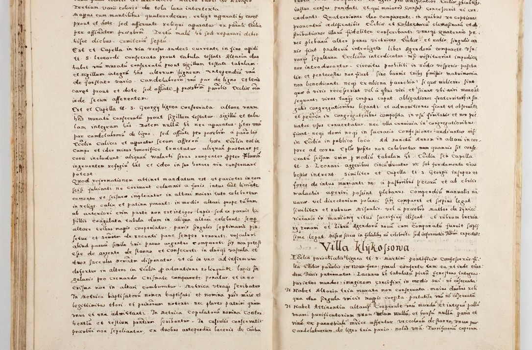 Zdjęcie nr 78 dla obiektu archiwalnego: Acta visitationis exterioris decanatuum Boboviensis, Sandecensis, Novi Fori ad Archidiaconatum Sandecensem pertinentium. Per venerabilem Christophorum Cazimirski praepositum Tarnoviensis ex comissione Illustrissimi Principis et Domini Domini Georgii Divina Miseratione S. R. Eccliae Tituli S. Sixti. Card. Praesbyteri Radziwił nuncupati Episcopatus Cracoviensis et Ducatus Severien administratoris perpertui in Olica et Nieswierz Ducis Anno Domini M.D.XC Sexto Pontificus SS Domini Domini Nostri Clementis Octavi Papae Anno in dictiae nona facta seu expedita