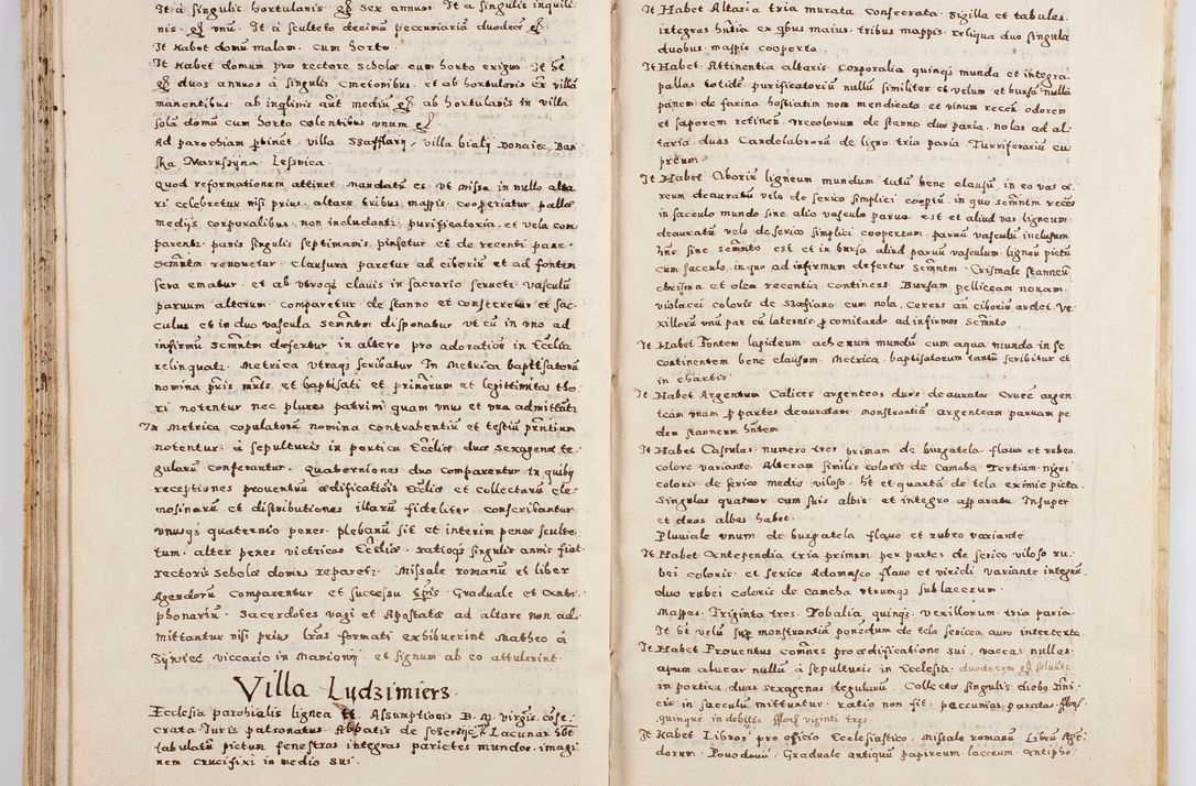 Zdjęcie nr 81 dla obiektu archiwalnego: Acta visitationis exterioris decanatuum Boboviensis, Sandecensis, Novi Fori ad Archidiaconatum Sandecensem pertinentium. Per venerabilem Christophorum Cazimirski praepositum Tarnoviensis ex comissione Illustrissimi Principis et Domini Domini Georgii Divina Miseratione S. R. Eccliae Tituli S. Sixti. Card. Praesbyteri Radziwił nuncupati Episcopatus Cracoviensis et Ducatus Severien administratoris perpertui in Olica et Nieswierz Ducis Anno Domini M.D.XC Sexto Pontificus SS Domini Domini Nostri Clementis Octavi Papae Anno in dictiae nona facta seu expedita