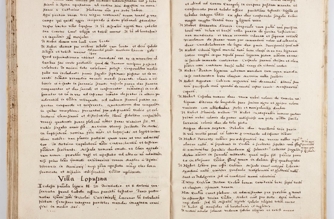 Zdjęcie nr 73 dla obiektu archiwalnego: Acta visitationis exterioris decanatuum Boboviensis, Sandecensis, Novi Fori ad Archidiaconatum Sandecensem pertinentium. Per venerabilem Christophorum Cazimirski praepositum Tarnoviensis ex comissione Illustrissimi Principis et Domini Domini Georgii Divina Miseratione S. R. Eccliae Tituli S. Sixti. Card. Praesbyteri Radziwił nuncupati Episcopatus Cracoviensis et Ducatus Severien administratoris perpertui in Olica et Nieswierz Ducis Anno Domini M.D.XC Sexto Pontificus SS Domini Domini Nostri Clementis Octavi Papae Anno in dictiae nona facta seu expedita