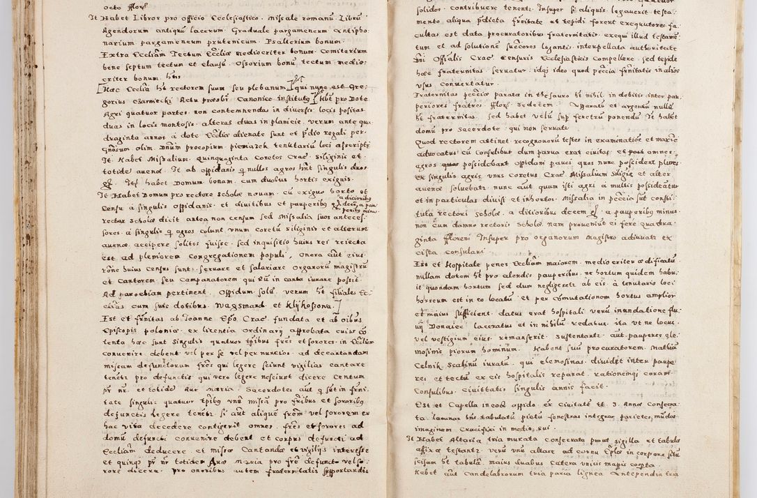 Zdjęcie nr 77 dla obiektu archiwalnego: Acta visitationis exterioris decanatuum Boboviensis, Sandecensis, Novi Fori ad Archidiaconatum Sandecensem pertinentium. Per venerabilem Christophorum Cazimirski praepositum Tarnoviensis ex comissione Illustrissimi Principis et Domini Domini Georgii Divina Miseratione S. R. Eccliae Tituli S. Sixti. Card. Praesbyteri Radziwił nuncupati Episcopatus Cracoviensis et Ducatus Severien administratoris perpertui in Olica et Nieswierz Ducis Anno Domini M.D.XC Sexto Pontificus SS Domini Domini Nostri Clementis Octavi Papae Anno in dictiae nona facta seu expedita