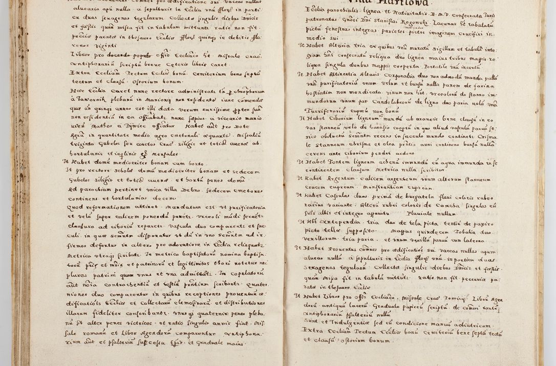 Zdjęcie nr 72 dla obiektu archiwalnego: Acta visitationis exterioris decanatuum Boboviensis, Sandecensis, Novi Fori ad Archidiaconatum Sandecensem pertinentium. Per venerabilem Christophorum Cazimirski praepositum Tarnoviensis ex comissione Illustrissimi Principis et Domini Domini Georgii Divina Miseratione S. R. Eccliae Tituli S. Sixti. Card. Praesbyteri Radziwił nuncupati Episcopatus Cracoviensis et Ducatus Severien administratoris perpertui in Olica et Nieswierz Ducis Anno Domini M.D.XC Sexto Pontificus SS Domini Domini Nostri Clementis Octavi Papae Anno in dictiae nona facta seu expedita