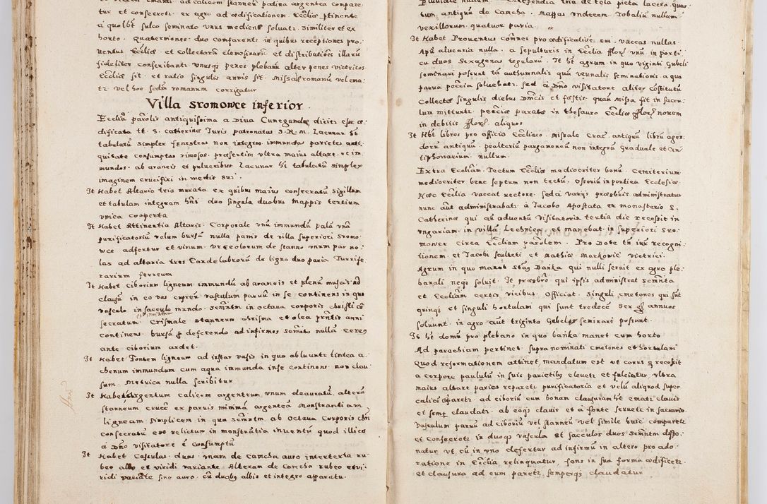 Zdjęcie nr 67 dla obiektu archiwalnego: Acta visitationis exterioris decanatuum Boboviensis, Sandecensis, Novi Fori ad Archidiaconatum Sandecensem pertinentium. Per venerabilem Christophorum Cazimirski praepositum Tarnoviensis ex comissione Illustrissimi Principis et Domini Domini Georgii Divina Miseratione S. R. Eccliae Tituli S. Sixti. Card. Praesbyteri Radziwił nuncupati Episcopatus Cracoviensis et Ducatus Severien administratoris perpertui in Olica et Nieswierz Ducis Anno Domini M.D.XC Sexto Pontificus SS Domini Domini Nostri Clementis Octavi Papae Anno in dictiae nona facta seu expedita