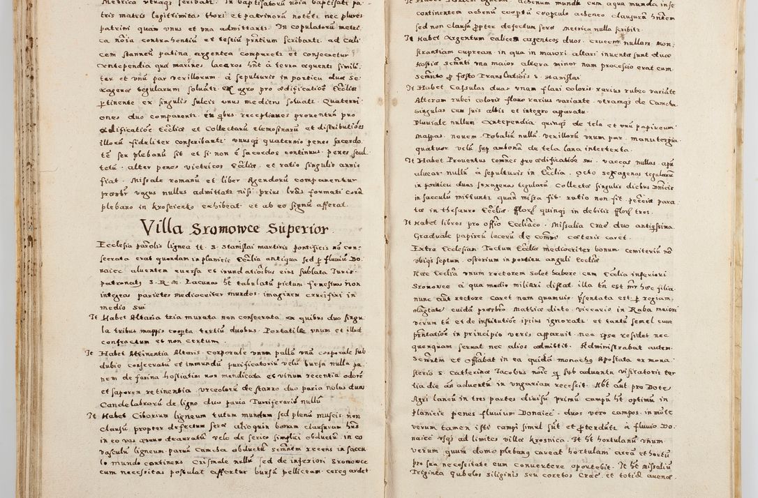 Zdjęcie nr 68 dla obiektu archiwalnego: Acta visitationis exterioris decanatuum Boboviensis, Sandecensis, Novi Fori ad Archidiaconatum Sandecensem pertinentium. Per venerabilem Christophorum Cazimirski praepositum Tarnoviensis ex comissione Illustrissimi Principis et Domini Domini Georgii Divina Miseratione S. R. Eccliae Tituli S. Sixti. Card. Praesbyteri Radziwił nuncupati Episcopatus Cracoviensis et Ducatus Severien administratoris perpertui in Olica et Nieswierz Ducis Anno Domini M.D.XC Sexto Pontificus SS Domini Domini Nostri Clementis Octavi Papae Anno in dictiae nona facta seu expedita