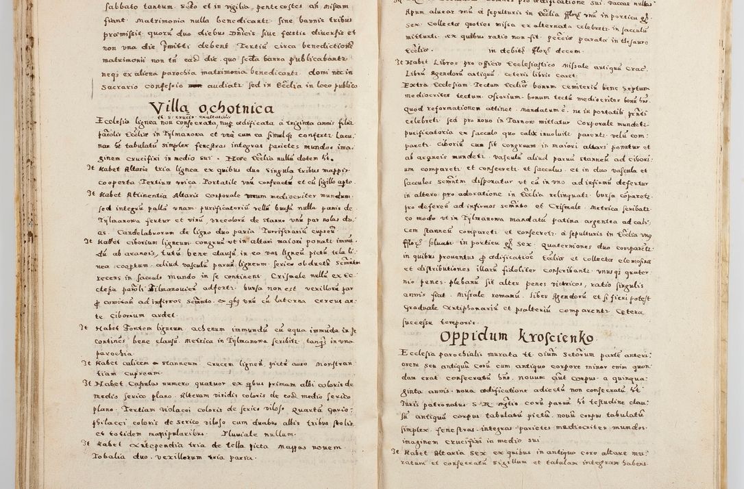 Zdjęcie nr 63 dla obiektu archiwalnego: Acta visitationis exterioris decanatuum Boboviensis, Sandecensis, Novi Fori ad Archidiaconatum Sandecensem pertinentium. Per venerabilem Christophorum Cazimirski praepositum Tarnoviensis ex comissione Illustrissimi Principis et Domini Domini Georgii Divina Miseratione S. R. Eccliae Tituli S. Sixti. Card. Praesbyteri Radziwił nuncupati Episcopatus Cracoviensis et Ducatus Severien administratoris perpertui in Olica et Nieswierz Ducis Anno Domini M.D.XC Sexto Pontificus SS Domini Domini Nostri Clementis Octavi Papae Anno in dictiae nona facta seu expedita
