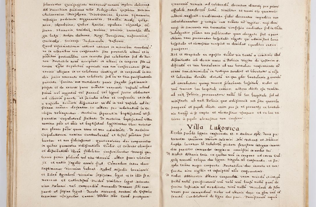 Zdjęcie nr 54 dla obiektu archiwalnego: Acta visitationis exterioris decanatuum Boboviensis, Sandecensis, Novi Fori ad Archidiaconatum Sandecensem pertinentium. Per venerabilem Christophorum Cazimirski praepositum Tarnoviensis ex comissione Illustrissimi Principis et Domini Domini Georgii Divina Miseratione S. R. Eccliae Tituli S. Sixti. Card. Praesbyteri Radziwił nuncupati Episcopatus Cracoviensis et Ducatus Severien administratoris perpertui in Olica et Nieswierz Ducis Anno Domini M.D.XC Sexto Pontificus SS Domini Domini Nostri Clementis Octavi Papae Anno in dictiae nona facta seu expedita