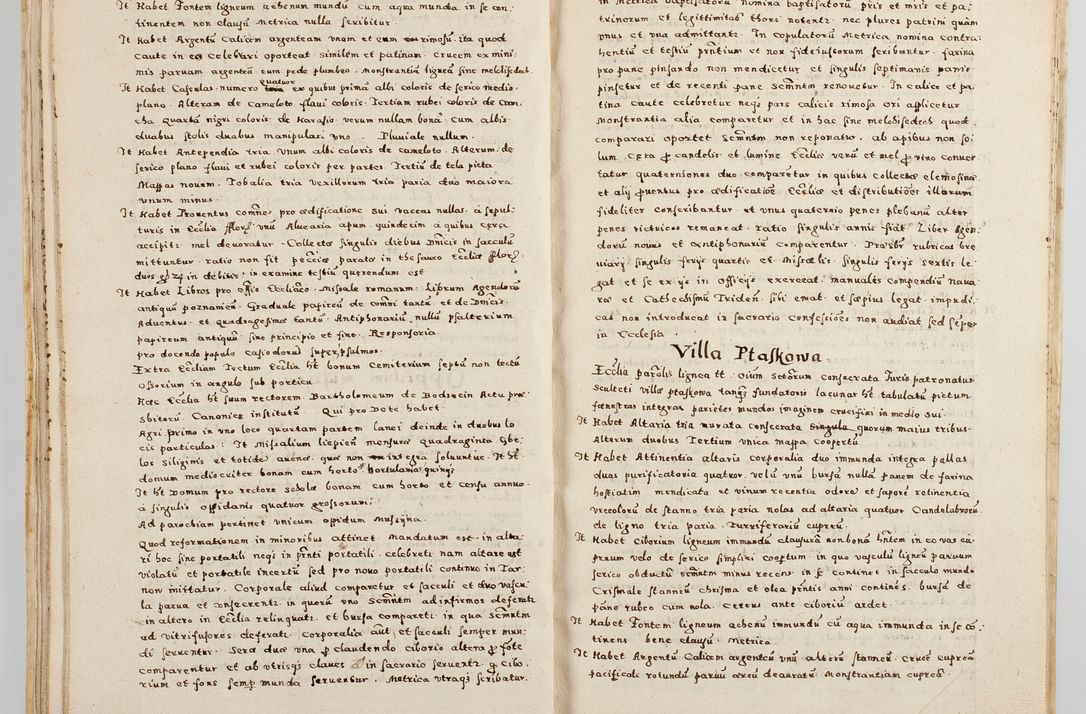 Zdjęcie nr 42 dla obiektu archiwalnego: Acta visitationis exterioris decanatuum Boboviensis, Sandecensis, Novi Fori ad Archidiaconatum Sandecensem pertinentium. Per venerabilem Christophorum Cazimirski praepositum Tarnoviensis ex comissione Illustrissimi Principis et Domini Domini Georgii Divina Miseratione S. R. Eccliae Tituli S. Sixti. Card. Praesbyteri Radziwił nuncupati Episcopatus Cracoviensis et Ducatus Severien administratoris perpertui in Olica et Nieswierz Ducis Anno Domini M.D.XC Sexto Pontificus SS Domini Domini Nostri Clementis Octavi Papae Anno in dictiae nona facta seu expedita