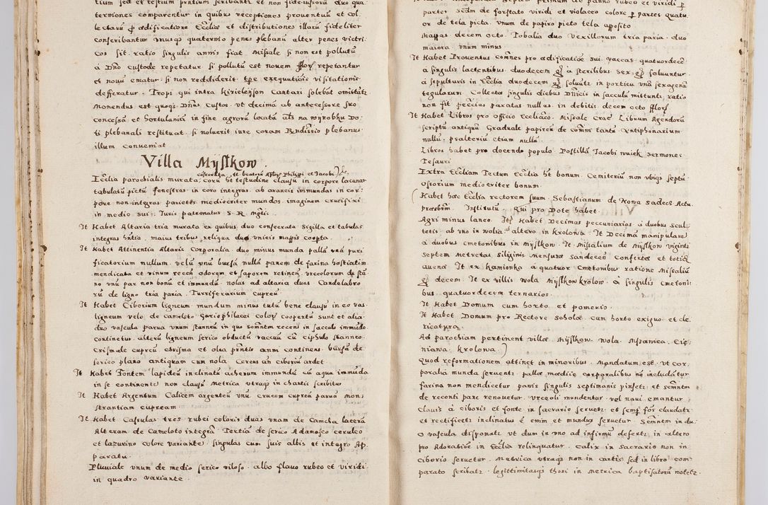 Zdjęcie nr 45 dla obiektu archiwalnego: Acta visitationis exterioris decanatuum Boboviensis, Sandecensis, Novi Fori ad Archidiaconatum Sandecensem pertinentium. Per venerabilem Christophorum Cazimirski praepositum Tarnoviensis ex comissione Illustrissimi Principis et Domini Domini Georgii Divina Miseratione S. R. Eccliae Tituli S. Sixti. Card. Praesbyteri Radziwił nuncupati Episcopatus Cracoviensis et Ducatus Severien administratoris perpertui in Olica et Nieswierz Ducis Anno Domini M.D.XC Sexto Pontificus SS Domini Domini Nostri Clementis Octavi Papae Anno in dictiae nona facta seu expedita