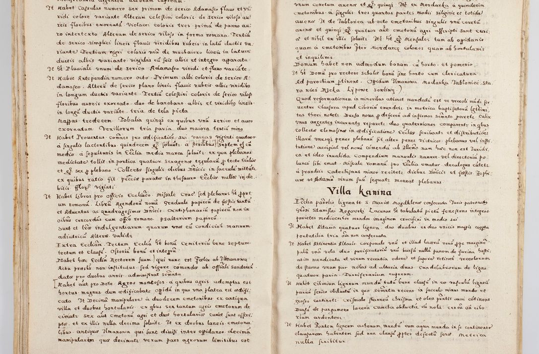 Zdjęcie nr 34 dla obiektu archiwalnego: Acta visitationis exterioris decanatuum Boboviensis, Sandecensis, Novi Fori ad Archidiaconatum Sandecensem pertinentium. Per venerabilem Christophorum Cazimirski praepositum Tarnoviensis ex comissione Illustrissimi Principis et Domini Domini Georgii Divina Miseratione S. R. Eccliae Tituli S. Sixti. Card. Praesbyteri Radziwił nuncupati Episcopatus Cracoviensis et Ducatus Severien administratoris perpertui in Olica et Nieswierz Ducis Anno Domini M.D.XC Sexto Pontificus SS Domini Domini Nostri Clementis Octavi Papae Anno in dictiae nona facta seu expedita