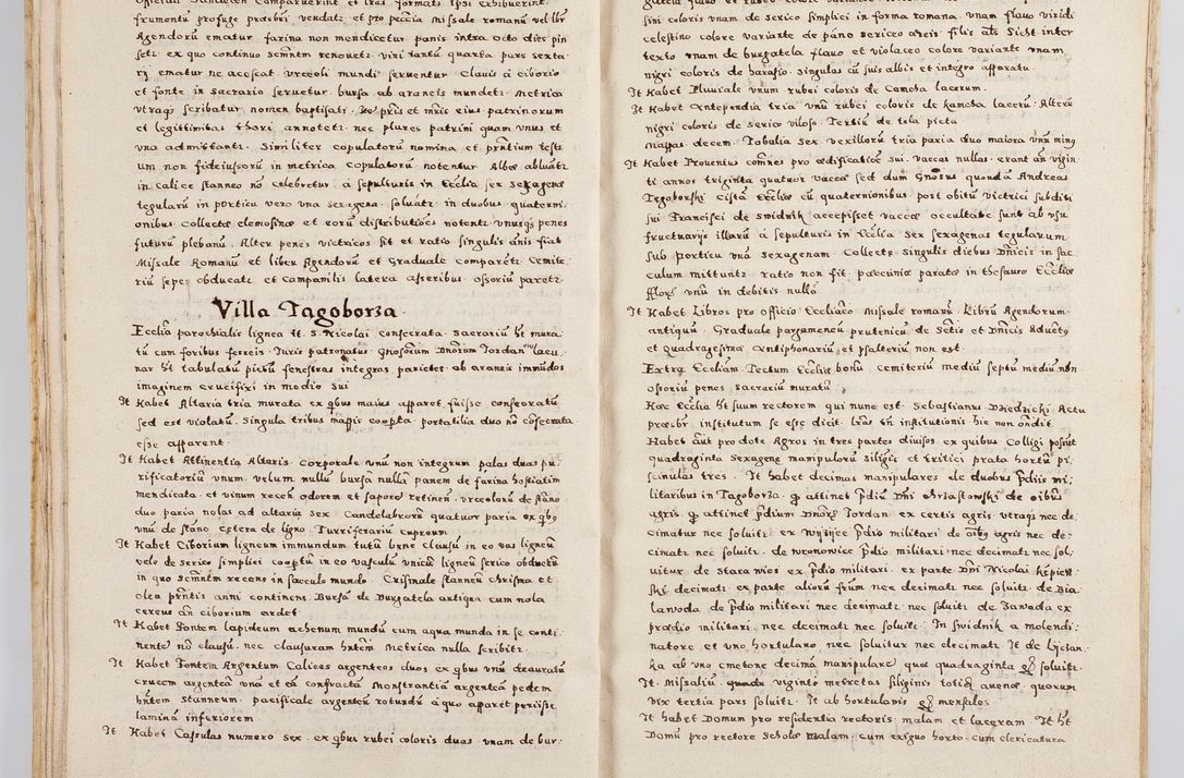 Zdjęcie nr 31 dla obiektu archiwalnego: Acta visitationis exterioris decanatuum Boboviensis, Sandecensis, Novi Fori ad Archidiaconatum Sandecensem pertinentium. Per venerabilem Christophorum Cazimirski praepositum Tarnoviensis ex comissione Illustrissimi Principis et Domini Domini Georgii Divina Miseratione S. R. Eccliae Tituli S. Sixti. Card. Praesbyteri Radziwił nuncupati Episcopatus Cracoviensis et Ducatus Severien administratoris perpertui in Olica et Nieswierz Ducis Anno Domini M.D.XC Sexto Pontificus SS Domini Domini Nostri Clementis Octavi Papae Anno in dictiae nona facta seu expedita