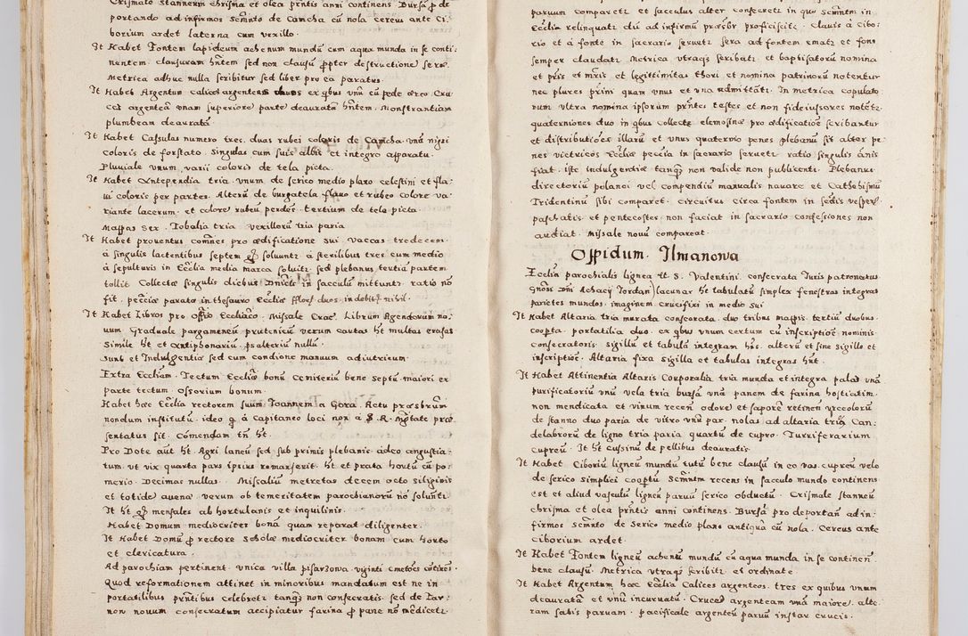 Zdjęcie nr 33 dla obiektu archiwalnego: Acta visitationis exterioris decanatuum Boboviensis, Sandecensis, Novi Fori ad Archidiaconatum Sandecensem pertinentium. Per venerabilem Christophorum Cazimirski praepositum Tarnoviensis ex comissione Illustrissimi Principis et Domini Domini Georgii Divina Miseratione S. R. Eccliae Tituli S. Sixti. Card. Praesbyteri Radziwił nuncupati Episcopatus Cracoviensis et Ducatus Severien administratoris perpertui in Olica et Nieswierz Ducis Anno Domini M.D.XC Sexto Pontificus SS Domini Domini Nostri Clementis Octavi Papae Anno in dictiae nona facta seu expedita